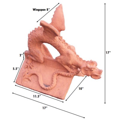 baby dragon finial measurements