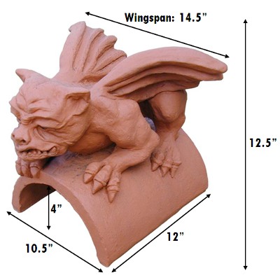 gargoyle finial measurements