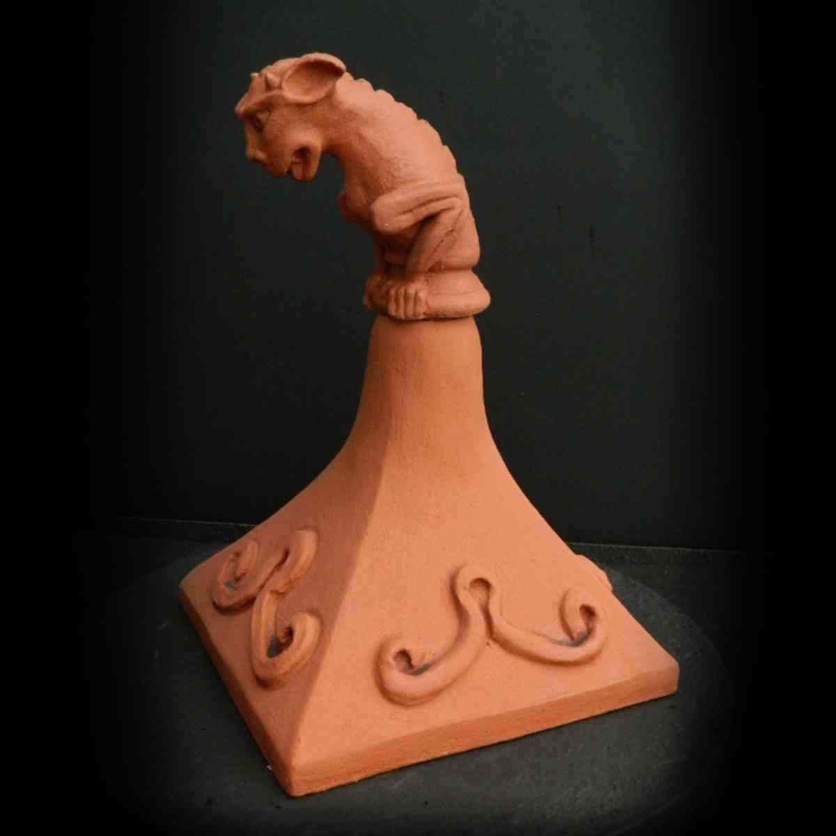 four_sided_roof_gargoyle_base_cap