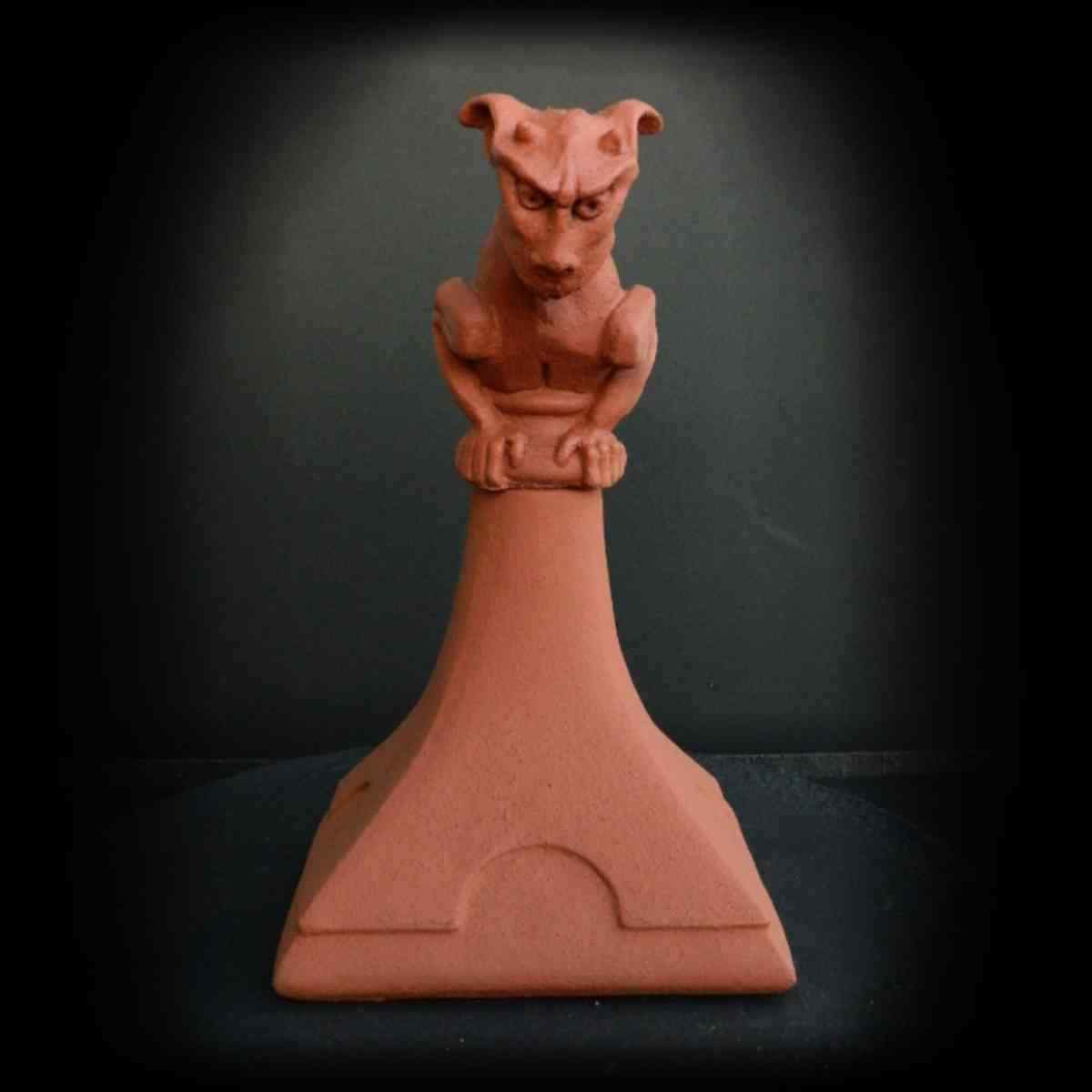 gargoyle hip end ridge finial