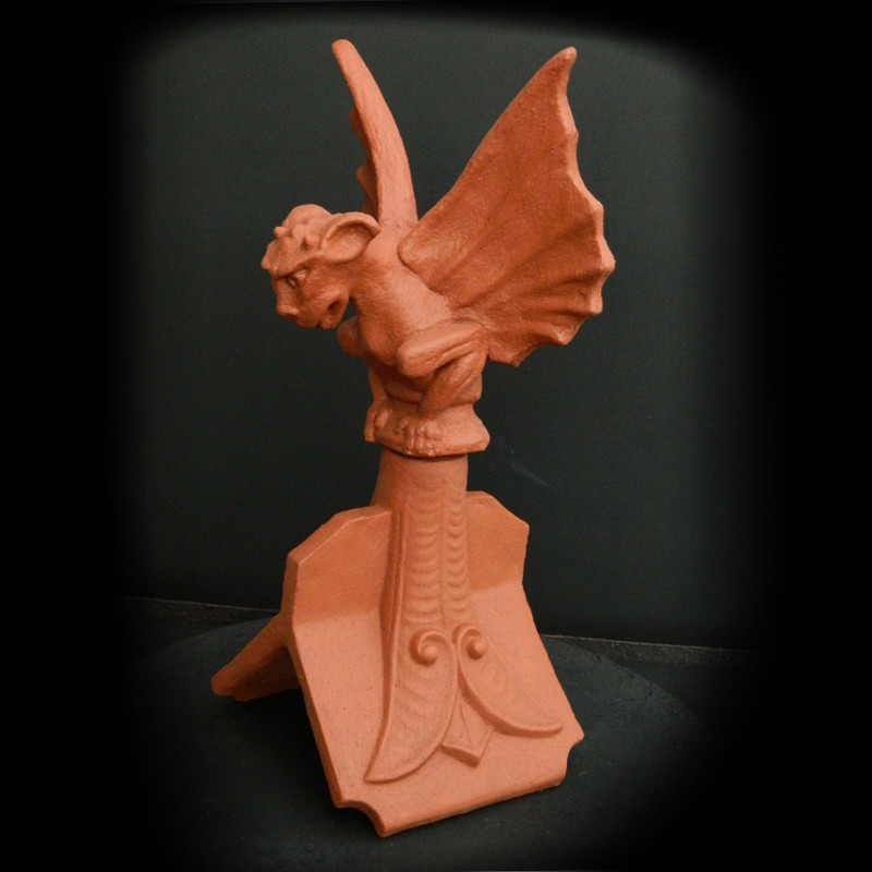 90_degree_winged_gargoyle_roof_finial